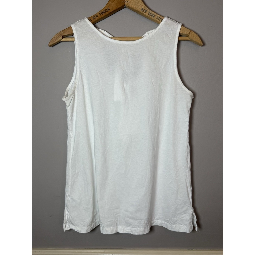 LOFT OUTLET Tank Top White tie back Size XS‎